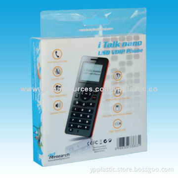 Plastic Phone Packaging Box with 0.2-0.8mm Thickness Range and 3-5 Days Sample Time